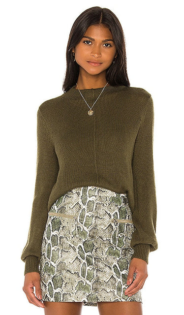Song of Style Ollie Sweater in Olive - Chandail Ollie Song of Style en olive - Song of Style Ollie 橄榄色毛衣 - Song of Style Ollie Pullover in Oliv - Song of Style 올리 스웨터 올리브 색상 - Maglione Ollie Song of Style in verde oliva