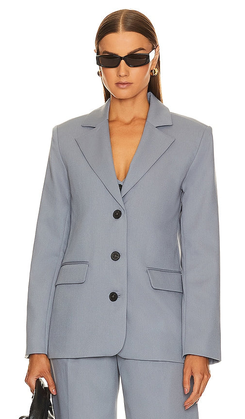 Song of Style Perdita Blazer in Slate
