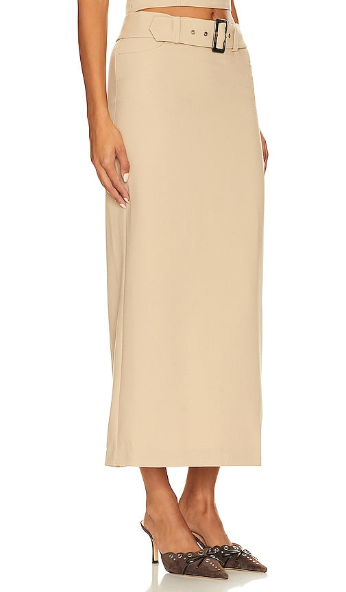 Song of Style Perdita Maxi Skirt in Beige