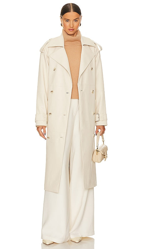 Song of Style Solene Coat in Cream - Song of Style - Manteau Solene en crème - Song of Style Solene 奶油色大衣 - Song of Style Solene Mantel in Creme - Song of Style 솔렌 코트 in 크림 - Cappotto Solene Song of Style color crema