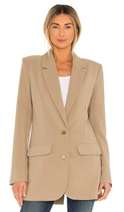 Song of Style Zella Blazer in Nude