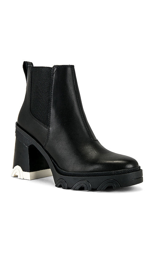 Sorel Brex Heel Chelsea Boot in Black