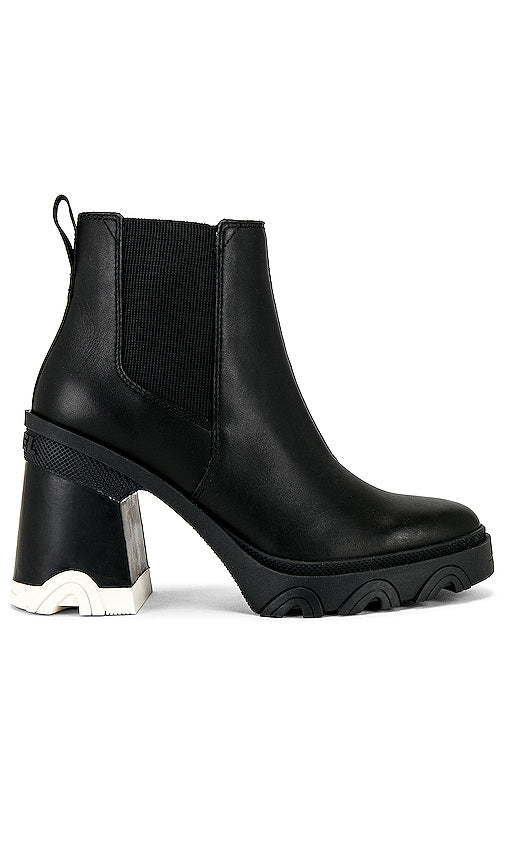 Sorel Brex Heel Chelsea Boot in Black - Sorel - Bottines Chelsea à talon Brex - Noir - Sorel Brex 黑色高跟切尔西靴 - Sorel Brex Heel Chelsea Boot in Schwarz - Sorel Brex 힐 첼시 부츠블랙 색상 - Stivaletto Chelsea con tacco Sorel Brex in nero