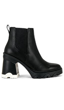 Sorel Brex Heel Chelsea Boot in Black - Sorel - Bottines Chelsea à talon Brex - Noir - Sorel Brex 黑色高跟切尔西靴 - Sorel Brex Heel Chelsea Boot in Schwarz - Sorel Brex 힐 첼시 부츠블랙 색상 - Stivaletto Chelsea con tacco Sorel Brex in nero