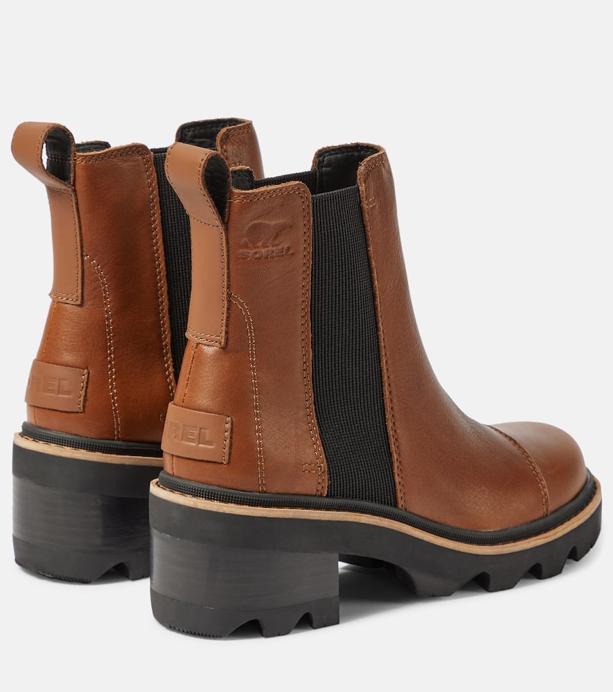 Sorel Joan Now leather Chelsea boots