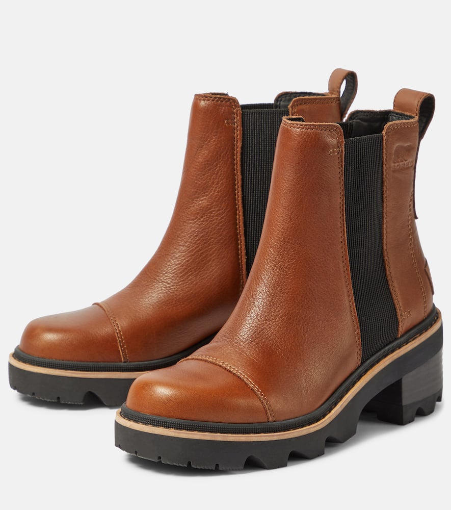 Sorel Joan Now leather Chelsea boots