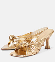 Souliers Martinez Alcala leather mules