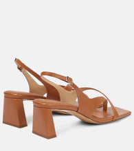 Souliers Martinez Arcos leather slingback sandals
