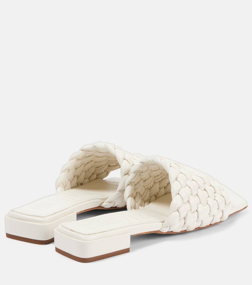 Souliers Martinez Aster woven leather slides
