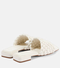 Souliers Martinez Aster woven leather slides