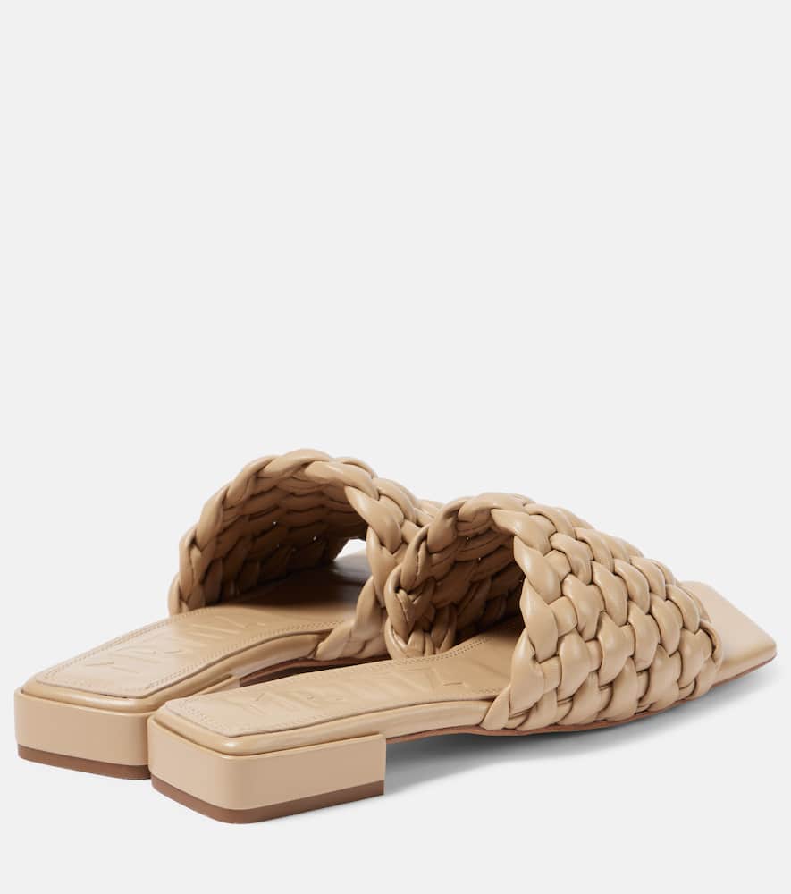 Souliers Martinez Aster woven leather slides