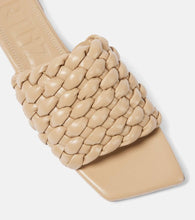 Souliers Martinez Aster woven leather slides