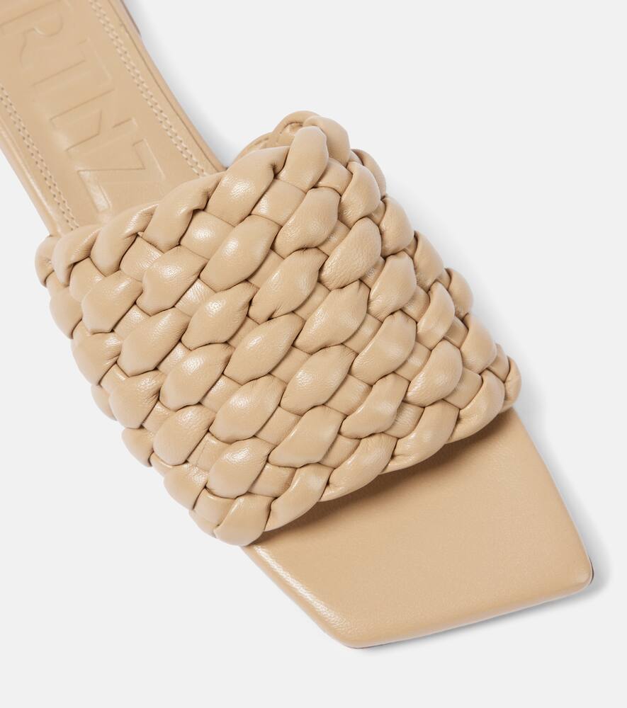 Souliers Martinez Aster woven leather slides