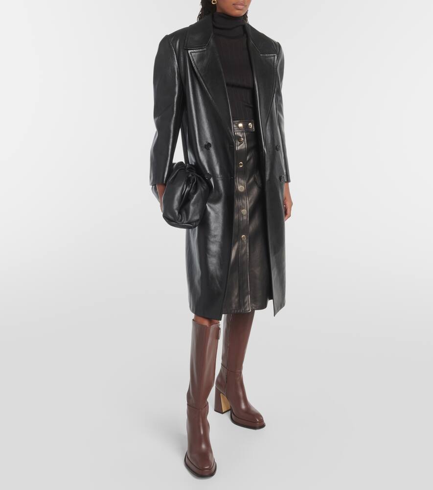 Souliers Martinez Begonia leather knee-high boots