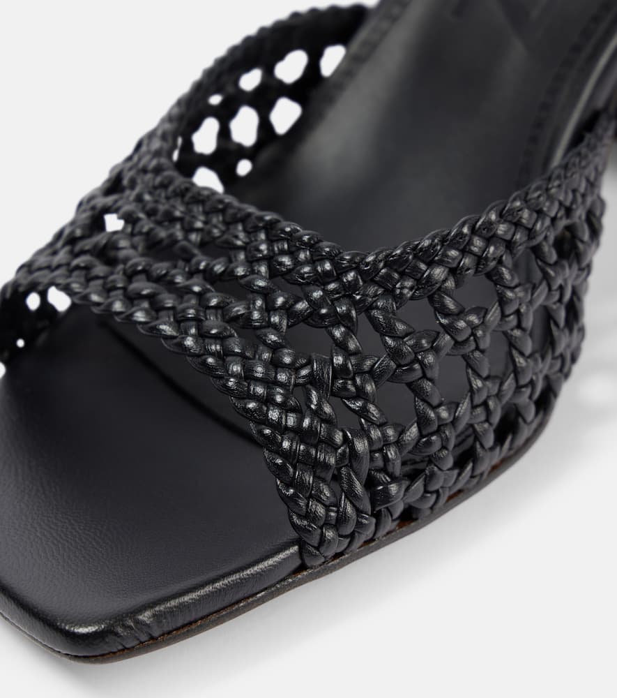 Souliers Martinez Capri woven leather sandals
