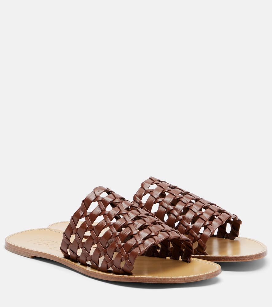 Souliers Martinez Estrella woven leather sandals