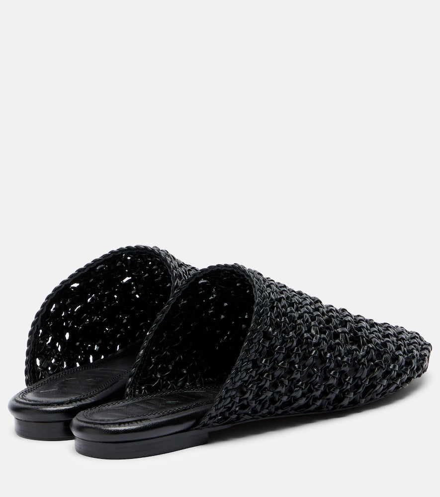 Souliers Martinez Mallorca woven leather mules