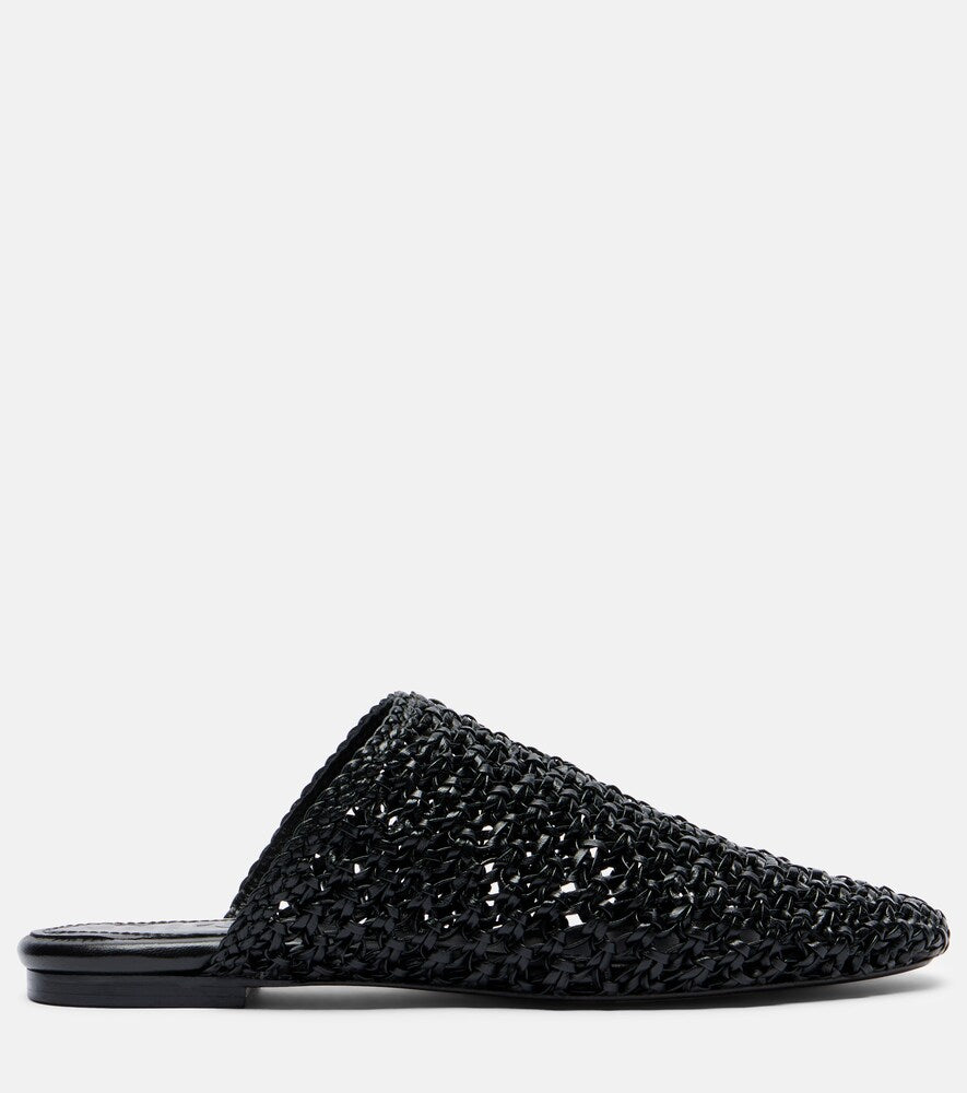 Souliers Martinez Mallorca woven leather mules