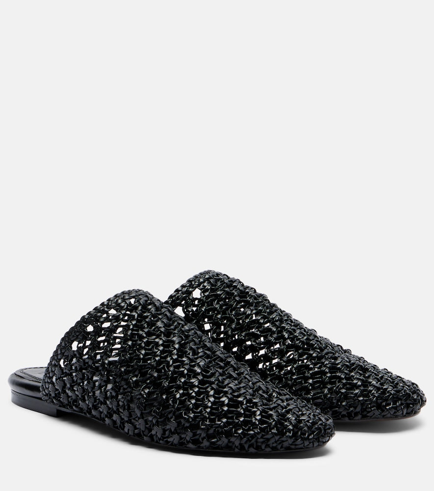 Souliers Martinez Mallorca woven leather mules