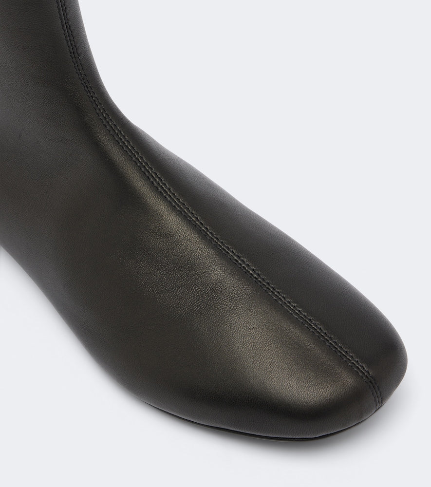 Souliers Martinez Molli leather ankle boots