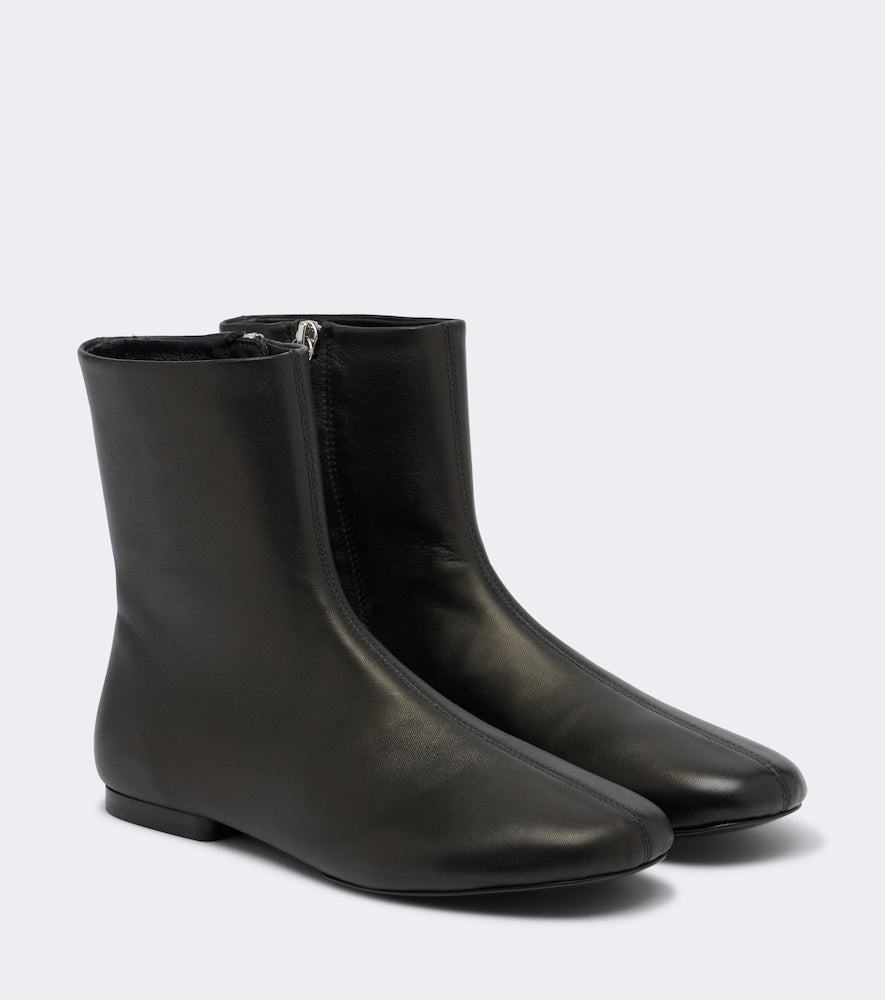Souliers Martinez Molli leather ankle boots