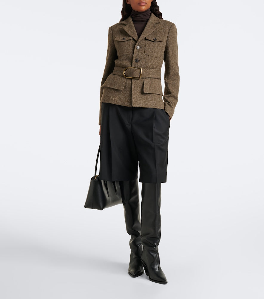 Souliers Martinez Nevada leather knee-high boots