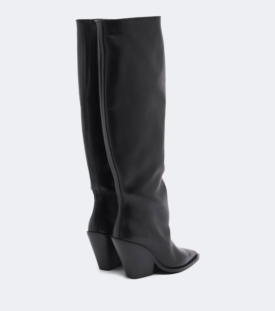 Souliers Martinez Nevada leather knee-high boots