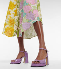 Souliers Martinez Nova Marfa patent leather platform sandals