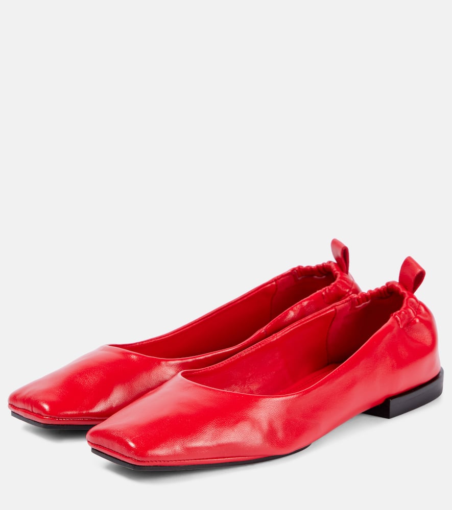 Souliers Martinez Nova Montjuic leather ballet flats