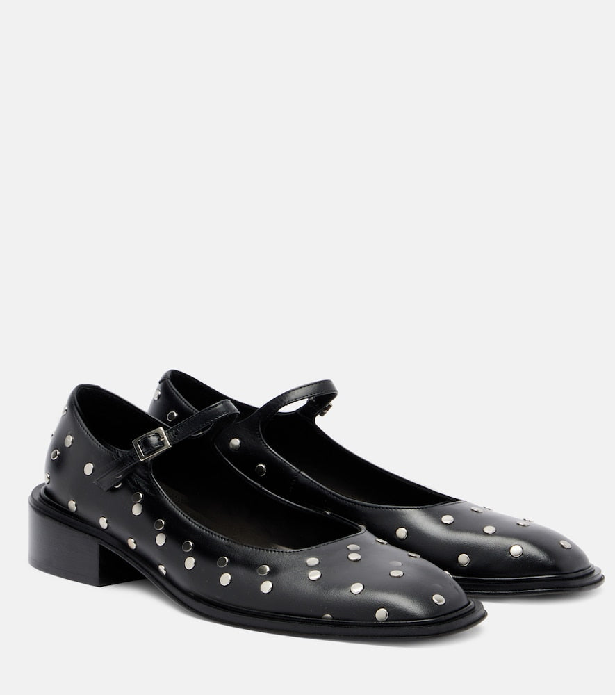 Souliers Martinez Penelope 40 leather Mary Jane pumps