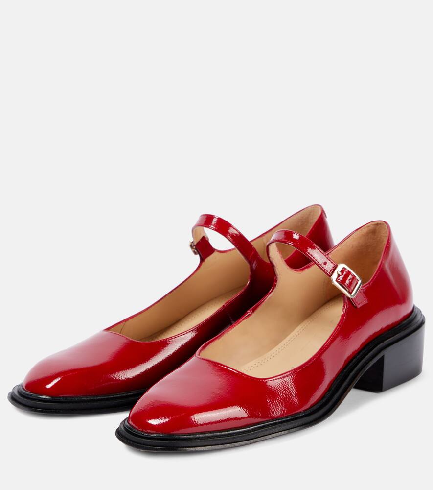 Souliers Martinez Penelope leather Mary Jane pumps