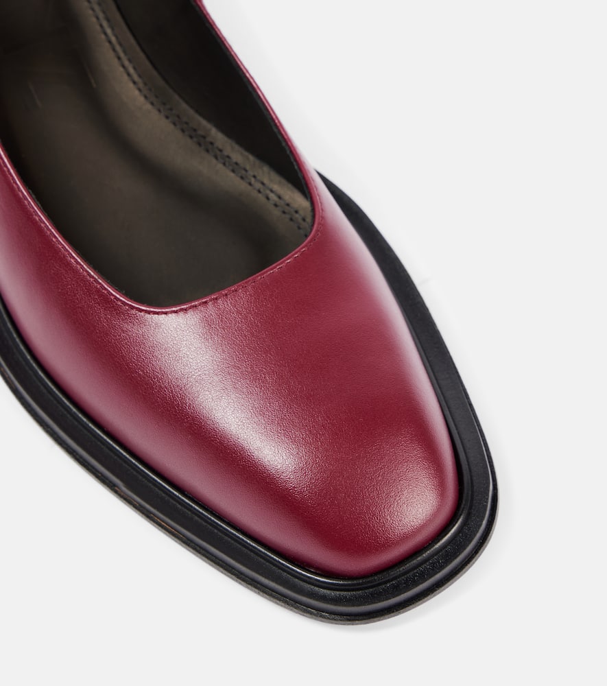 Souliers Martinez Penelope leather ballet flats