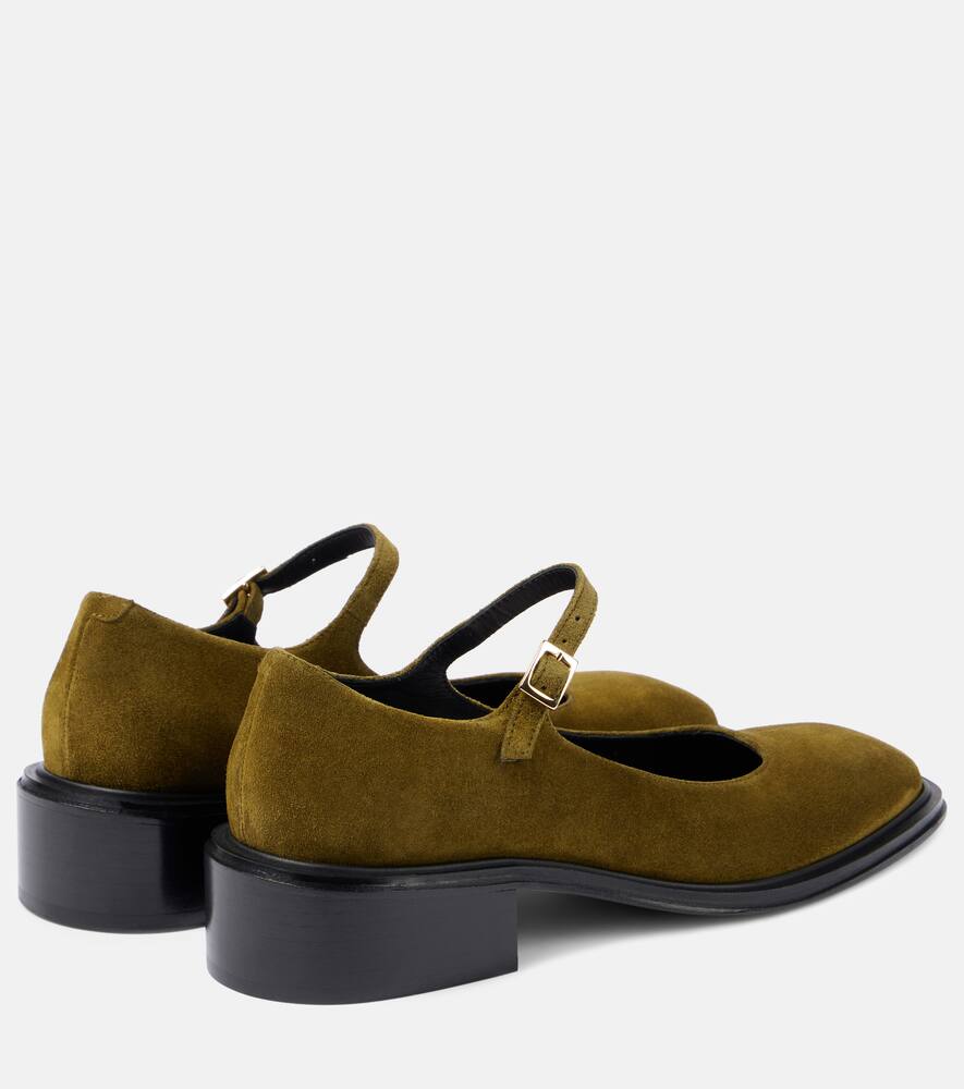Souliers Martinez Penelope suede ballet flats