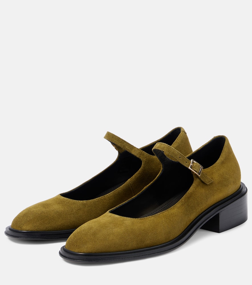 Souliers Martinez Penelope suede ballet flats