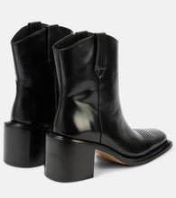 Souliers Martinez Polished leather ankle boots
