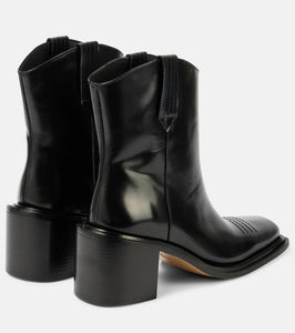 Souliers Martinez Polished leather ankle boots