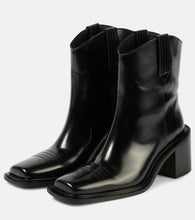 Souliers Martinez Polished leather ankle boots
