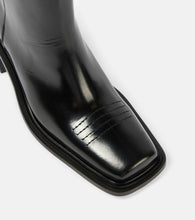 Souliers Martinez Polished leather ankle boots