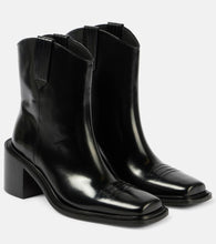 Souliers Martinez Polished leather ankle boots