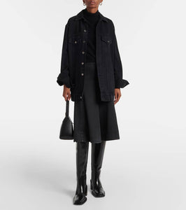 Souliers Martinez Samanta 70 polished leather knee-high boots