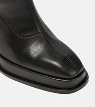 Souliers Martinez Velvet 100 faux leather over-the-knee boots