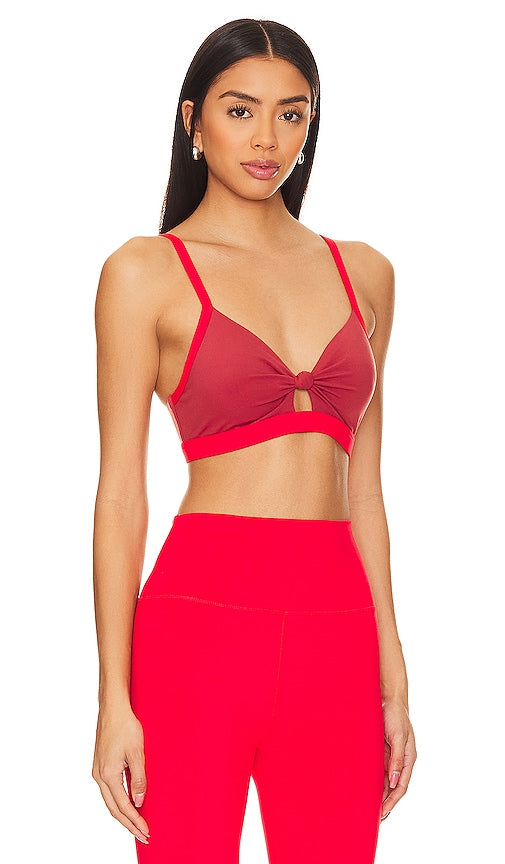 Spiritual Gangster Eden Twist Front Bra in Rose