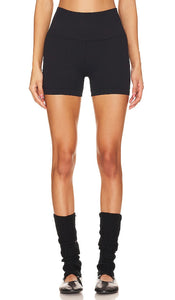Spiritual Gangster Love Sculpt Shortie in Black - Short sculptant Spiritual Gangster Love en noir - 精神黑帮爱情雕塑黑色短裤 - Spiritual Gangster Love Sculpt Shortie in Schwarz - Spiritual Gangster Love Sculpt 쇼티 - Shortie spirituale scolpito d'amore da gangster in nero