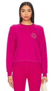 Spiritual Gangster Sg Smiley Forever Crew in Fuchsia - Spiritual Gangster Sg Smiley Forever Crew en fuchsia - 紫红色的精神黑帮 Sg Smiley Forever 船员 - Spiritual Gangster Sg Smiley Forever Crew in Fuchsia - 영적 갱스터 Sg Smiley Forever Crew in Fuchsia - Crew spirituale del gangster Sg Smiley Forever in fucsia