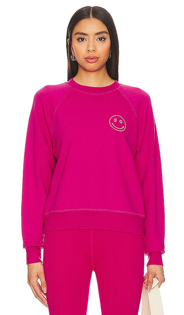 Spiritual Gangster Sg Smiley Forever Crew in Fuchsia - Spiritual Gangster Sg Smiley Forever Crew en fuchsia - 紫红色的精神黑帮 Sg Smiley Forever 船员 - Spiritual Gangster Sg Smiley Forever Crew in Fuchsia - 영적 갱스터 Sg Smiley Forever Crew in Fuchsia - Crew spirituale del gangster Sg Smiley Forever in fucsia