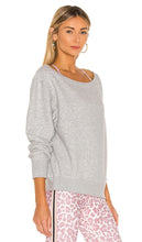 Spiritual Gangster Vida Off Shoulder Sweatshirt in Grey