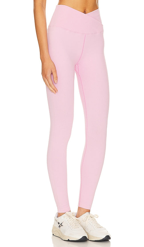 Spiritual Gangster Wrap Front Seamless Legging in Pink