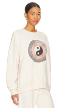 Spiritual Gangster Yin Yang Relaxed Sweatshirt in Ivory