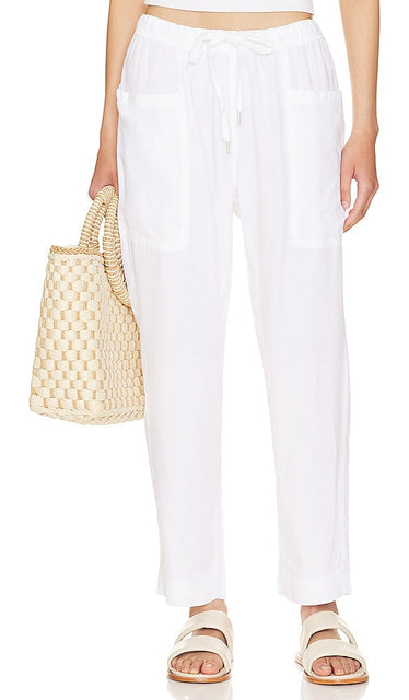 Splendid Gia Pant in White - Splendide Pantalon Gia en Blanc - 华丽的 Gia 白色长裤 - Herrliche Gia-Hose in Weiß - 스플렌디드 지아 팬츠 화이트 색상 - Splendidi pantaloni Gia in bianco