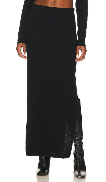 Splendid Johari Sweater Skirt in Black - Splendide jupe pull Johari en noir - Splendid Johari 黑色毛衣裙 - Herrlicher Johari Pulloverrock in Schwarz - Splendid Johari 스웨터 스커트블랙 색상 - Splendida gonna maglione Johari in nero